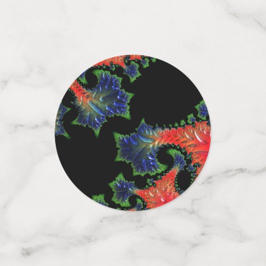 Mandelbrot Garden Table Confetti (Kleine voorkant)