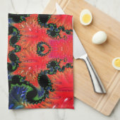 Mandelbrot Garden Tea Towel Theedoek (Quarter Fold)