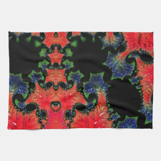 Mandelbrot Garden Tea Towel Theedoek (Horizontaal)