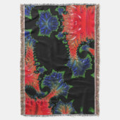 Mandelbrot Garden Throw Blanket Deken (Voorkant Verticaal)