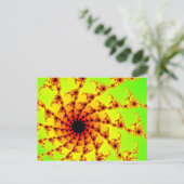 Mandelbrot Hooks Briefkaart (Staand voorkant)