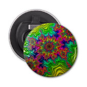 Mandelbrot kleur explosie fles opener (Voorkant)