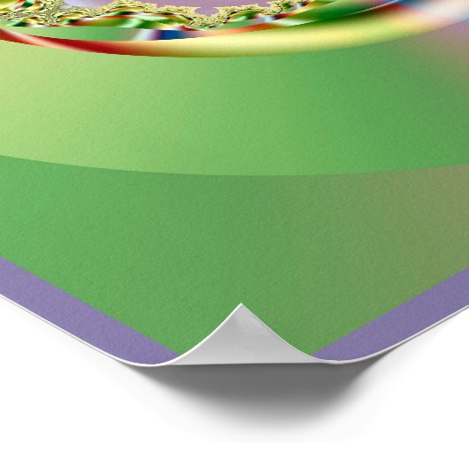 Mandelbrot Mandala Poster (Hoek)