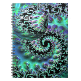 Mandelbrot Ontdekking met Bol Spiraal Notitieboek