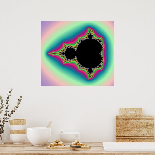 Mandelbrot Poster (Keuken)