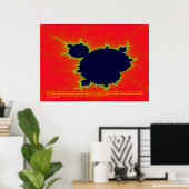 mandelbrot poster (Thuiskantoor)