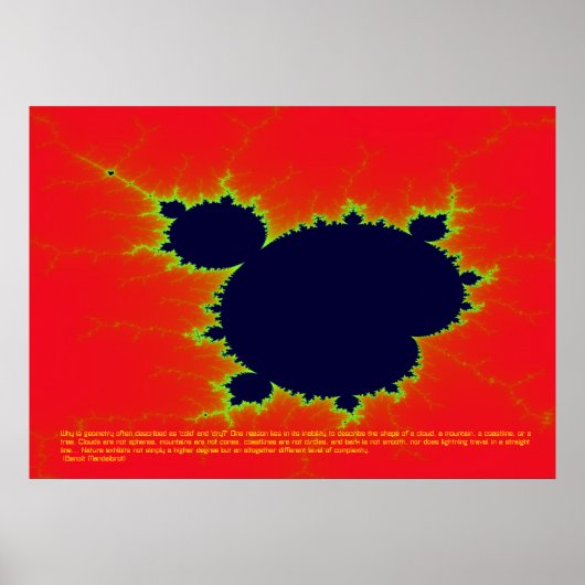 mandelbrot poster (Voorkant)