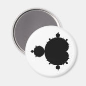 Mandelbrot Set 01 - Fractal Magneet (Voorkant / Achterkant)