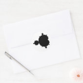Mandelbrot Set 01 - Fractal Ronde Sticker (Envelop)