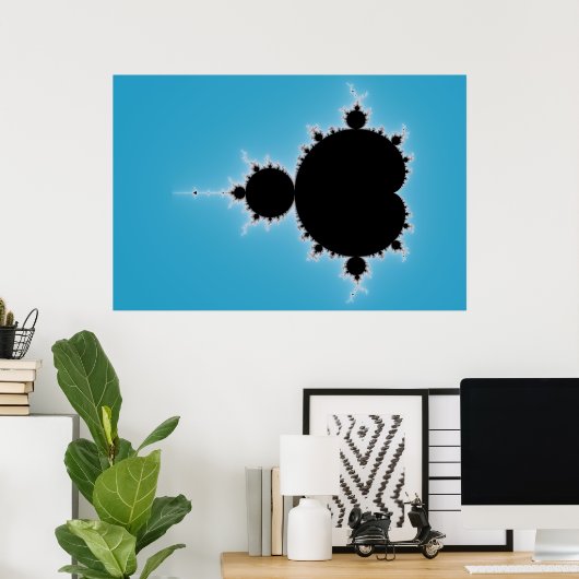 Mandelbrot Set 05 - Fractal Poster (Thuiskantoor)