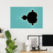 Mandelbrot Set 06 - Fractal Poster (Thuiskantoor)