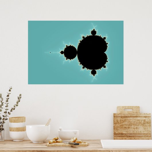 Mandelbrot Set 06 - Fractal Poster (Keuken)