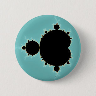 Mandelbrot Set 06 - Fractal Ronde Button 5,7 Cm