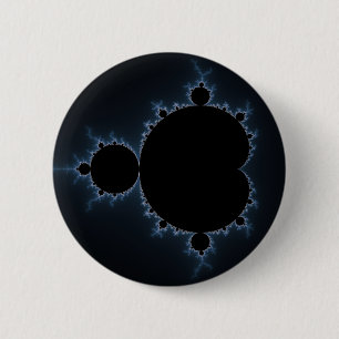Mandelbrot Set 07 - Fractal Ronde Button 5,7 Cm