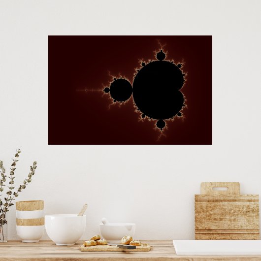 Mandelbrot Set 08 - Fractal Poster (Keuken)