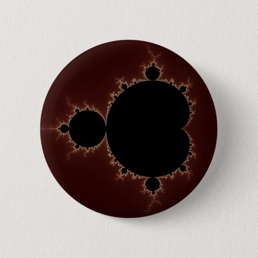 Mandelbrot Set 08 - Fractal Ronde Button 5,7 Cm (Voorkant)