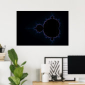 Mandelbrot Set 10 Poster (Thuiskantoor)