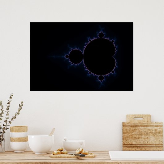 Mandelbrot Set 10 Poster (Keuken)