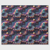 Mandelbrot Set 3D Wrapping papier voor wiskunde li (Vlak)