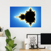 Mandelbrot Set 78x52 Poster (Thuiskantoor)