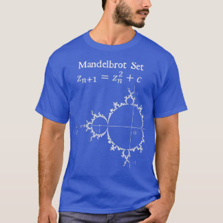 Mandelbrot Set Fractal Chaos Theory Math Physics D T-shirt