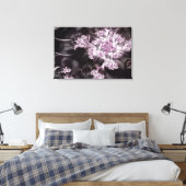Mandelbrot Set Fractal Digital Art Roze & Black Canvas Afdruk (Insitu (Slaapkamer))