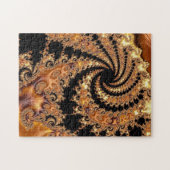 Mandelbrot Set Fractal Digital Art Toffee Legpuzzel (Horizontaal)