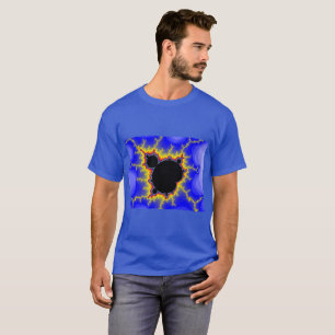 Mandelbrot Set Fractal Mannen Basic Dark T-Shirt