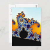 Mandelbrot Set Fractal Seahorse Briefkaart (Voorkant / Achterkant)