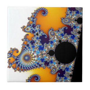 Mandelbrot Set Fractal Seahorse Tegeltje