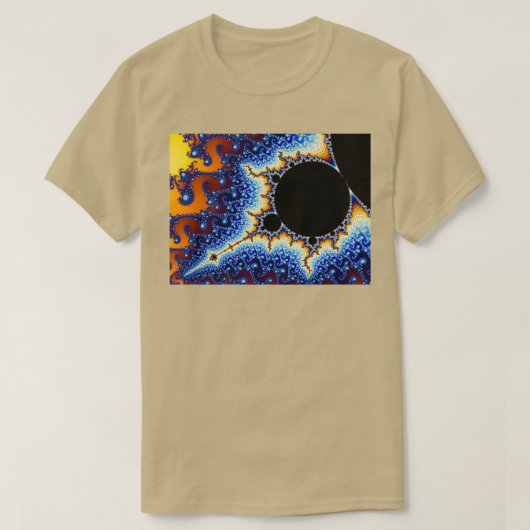 Mandelbrot Set Fractal T-shirt (Design voorkant)