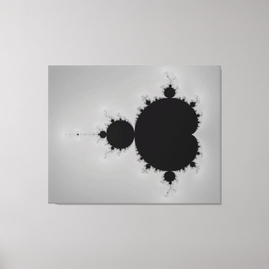Mandelbrot Set Fractal Vorm Canvas Afdruk (Voorkant)