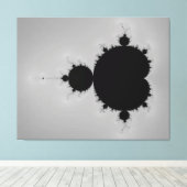 Mandelbrot Set Fractal Vorm Canvas Afdruk (Insitu (Houten vloer))