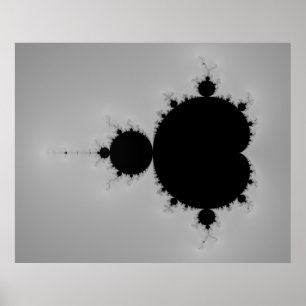 Mandelbrot Set Fractal Vorm Poster
