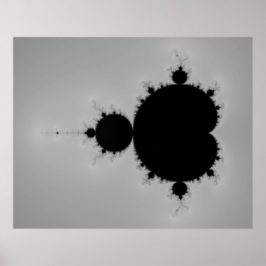 Mandelbrot Set Fractal Vorm Poster (Voorkant)