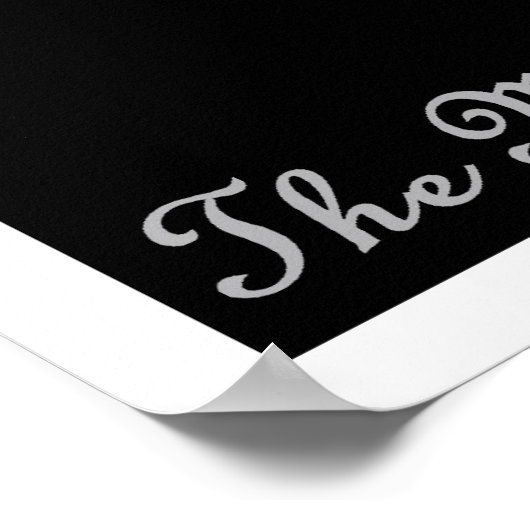 Mandelbrot Set (negatief) Poster (Hoek)