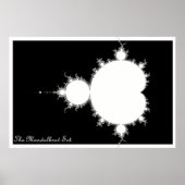Mandelbrot Set (negatief) Poster (Voorkant)