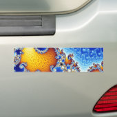 Mandelbrot Set Satellite Double Spiral Fractal Bumpersticker (Op auto)