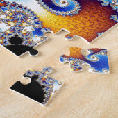 Mandelbrot Set Satellite Double Spiral Fractal Legpuzzel (Zijkant)