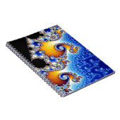 Mandelbrot Set Satellite Double Spiral Fractal Notitieboek (Rechterzijde)