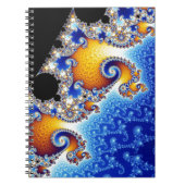 Mandelbrot Set Satellite Double Spiral Fractal Notitieboek (Voorkant)