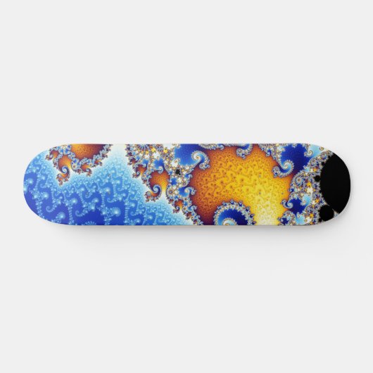 Mandelbrot Set Satellite Double Spiral Fractal Skateboard (Horizontaal)