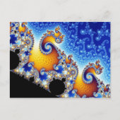 Mandelbrot Set Two-Dimensional Fractal Vorm Briefkaart (Voorkant)