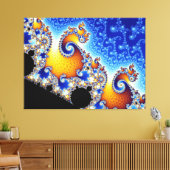 Mandelbrot Set Two-Dimensional Fractal Vorm Canvas Afdruk (Insitu (Woonkamer))