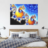 Mandelbrot Set Two-Dimensional Fractal Vorm Canvas Afdruk (Insitu (Slaapkamer))