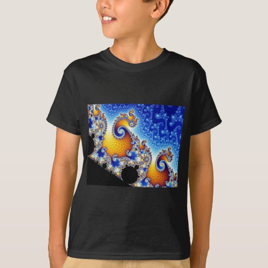 Mandelbrot Set Two-Dimensional Fractal Vorm T-shirt (Voorkant)