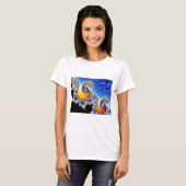 Mandelbrot Set Two-Dimensional Fractal Vorm T-shirt (Voorkant volledig)