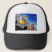 Mandelbrot Set Two-Dimensional Fractal Vorm Trucker Pet (Voorkant)