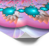 Mandelbrot Spiraal Poster (Hoek)