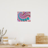 Mandelbrot Spiraal Poster (Keuken)